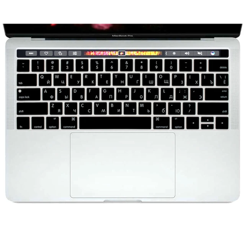 Накладка на клавиатуру VARIUM для Apple MacBook Pro 13.6 ( A1989 / A1706 / A2159 / A1707 / A1990 ) чёрный