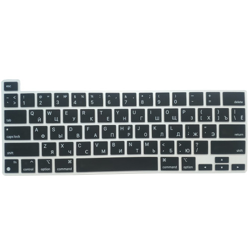 Накладка на клавиатуру VARIUM для Apple MacBook Pro 13.3 A2686 / A2338 / A2289 / A2251 / A2141 чёрный