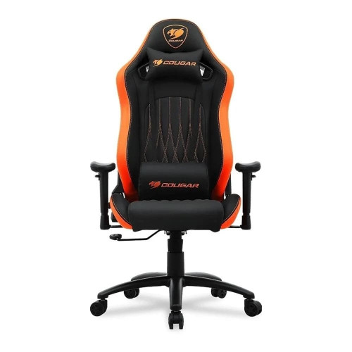COUGAR EXPLORE чёрный - оранжевый - кресло игровое компьютерное