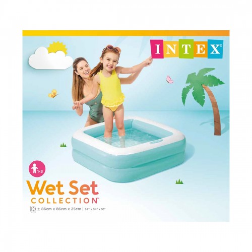 Intex 57100NP голубой - надувной бассейн детский 