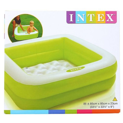 Intex 57100NP зелёный - надувной бассейн детский 