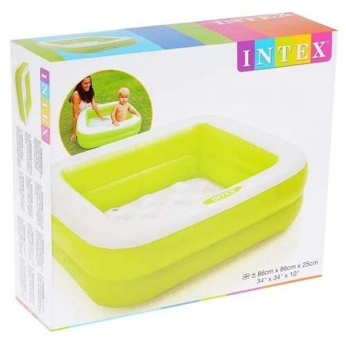 Intex 57100NP зелёный - надувной бассейн детский 